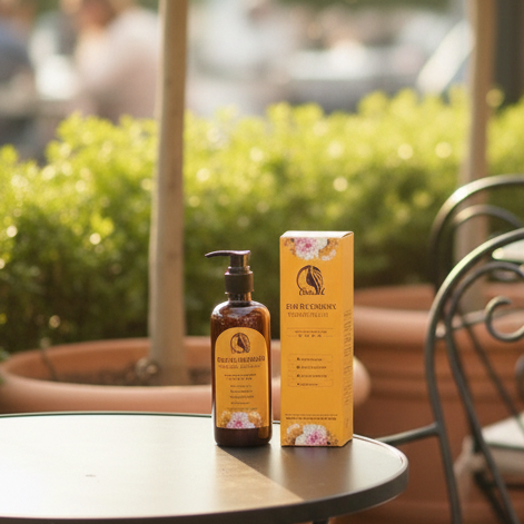 Floral Hair Dye Shampoo For Hair Coloring And Cleansing