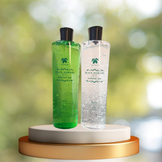 Sardar Jee Black Hair Color Gel – Easy Dyeing Colouring Gel with Oil (2 Bottles, 1000ml)